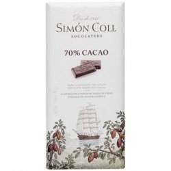 Chocolate Tableta de Choco Negro 70% 10 paquetes