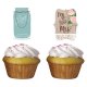1 Kit Cupcakes De Rustic Wedding