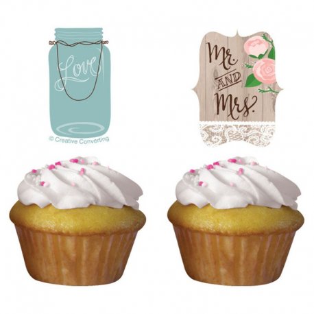 1 Kit Cupcakes De Rustic Wedding