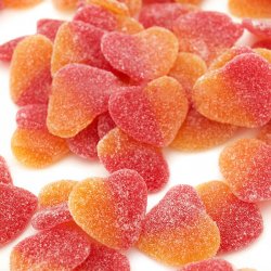 Caramella Cuore Pesca e Fragola