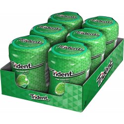 Chewing Gum Trident Barattolo Gusto Menta Piperita