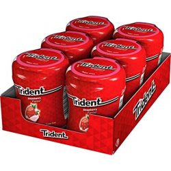 Gomme da Masticare Trident Barattolo Fragola