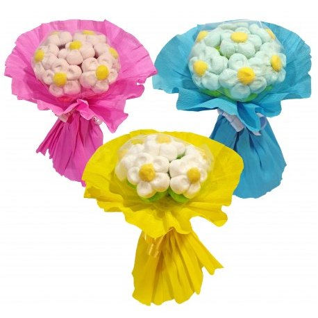 Bouquet con Mushmallows Margherite 120gr