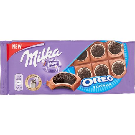 Tavoletta Milka Oreo Shop