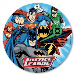 Cialda per Torta Justice League 20 cm