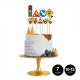 7 Toppers per Torta Costruzioni 15 cm