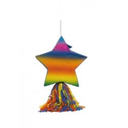 Piñata a Forma di Stella Multicolor