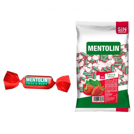 Mentolin Fragola e Menta Senza Zucchero