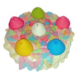 Torta di Caramelle Colorate 250 g